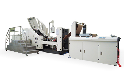 Square Bottom Paper Bag Making Machine with Window