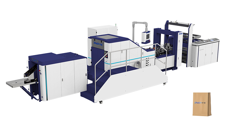 ZD-F190/350/450 Paper Bag Machine with Square bottom